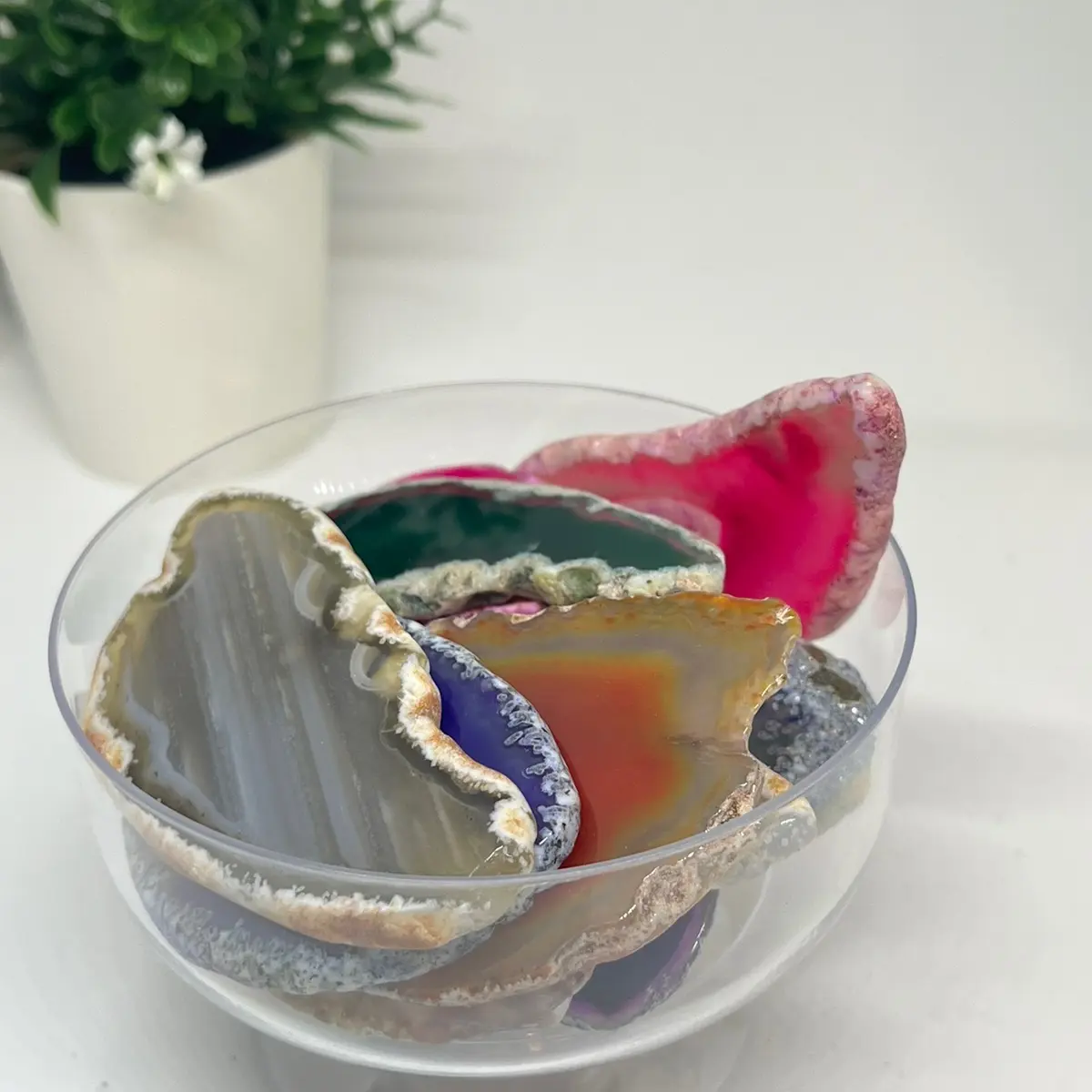 Dyed Agate Slab
