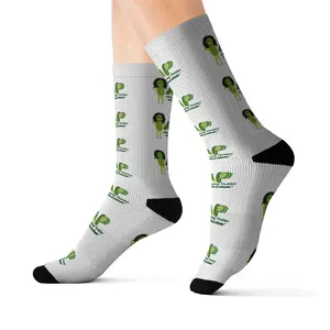 Sublimation Socks Aliska's Amazing Pickles Tasty Pickles with an Attitude, Comfortable Socks for Pickle Lovers, Fun Pickle Print Socks,