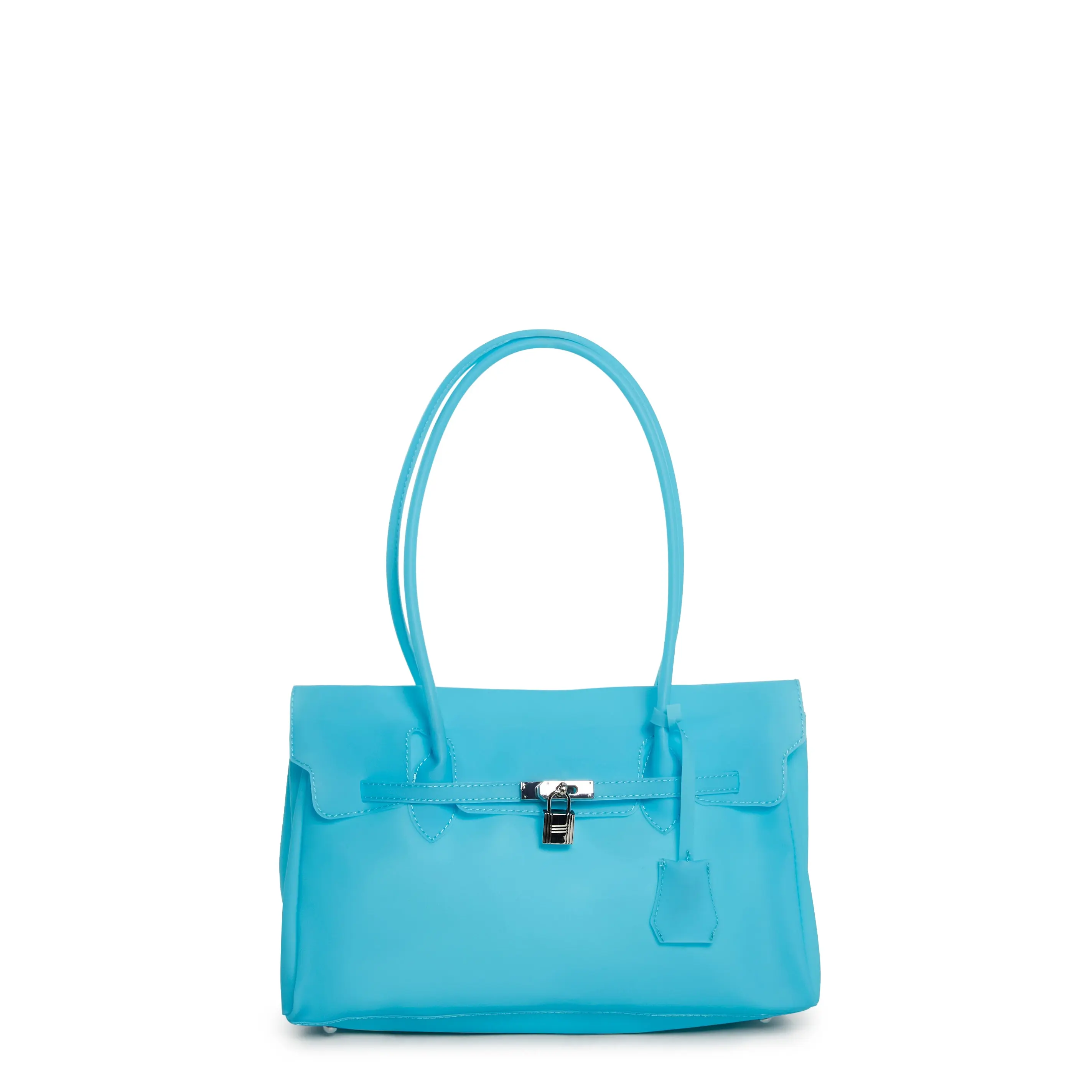 Candy Jelly Firkin Handbag - Blue