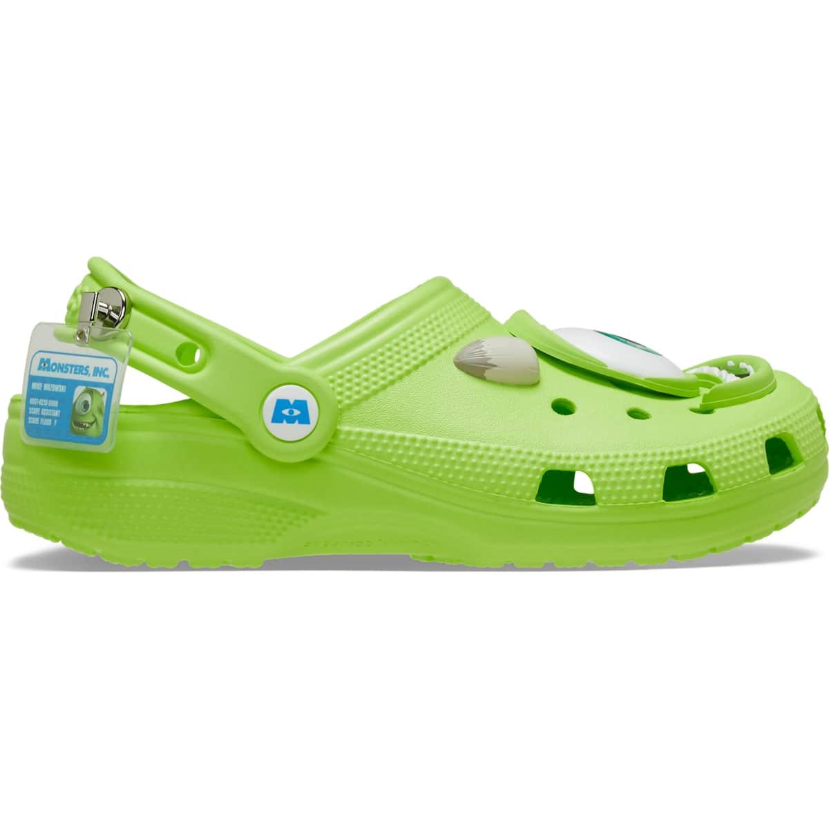 Crocs Adult Classic Monsters Inc. Mike Wazowski Clogs