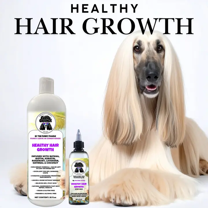 The Funky Groomer - Healthy Hair Growth Formula for Canine Grooming Needs