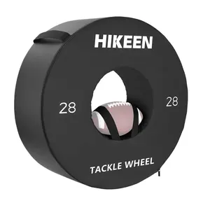 Hikeen Football Tackle Wheel Dummy Denser Softer Foam Tackling Dummies for Football Youth - 28" Tackling Wheel with Straps (1PCS) Training