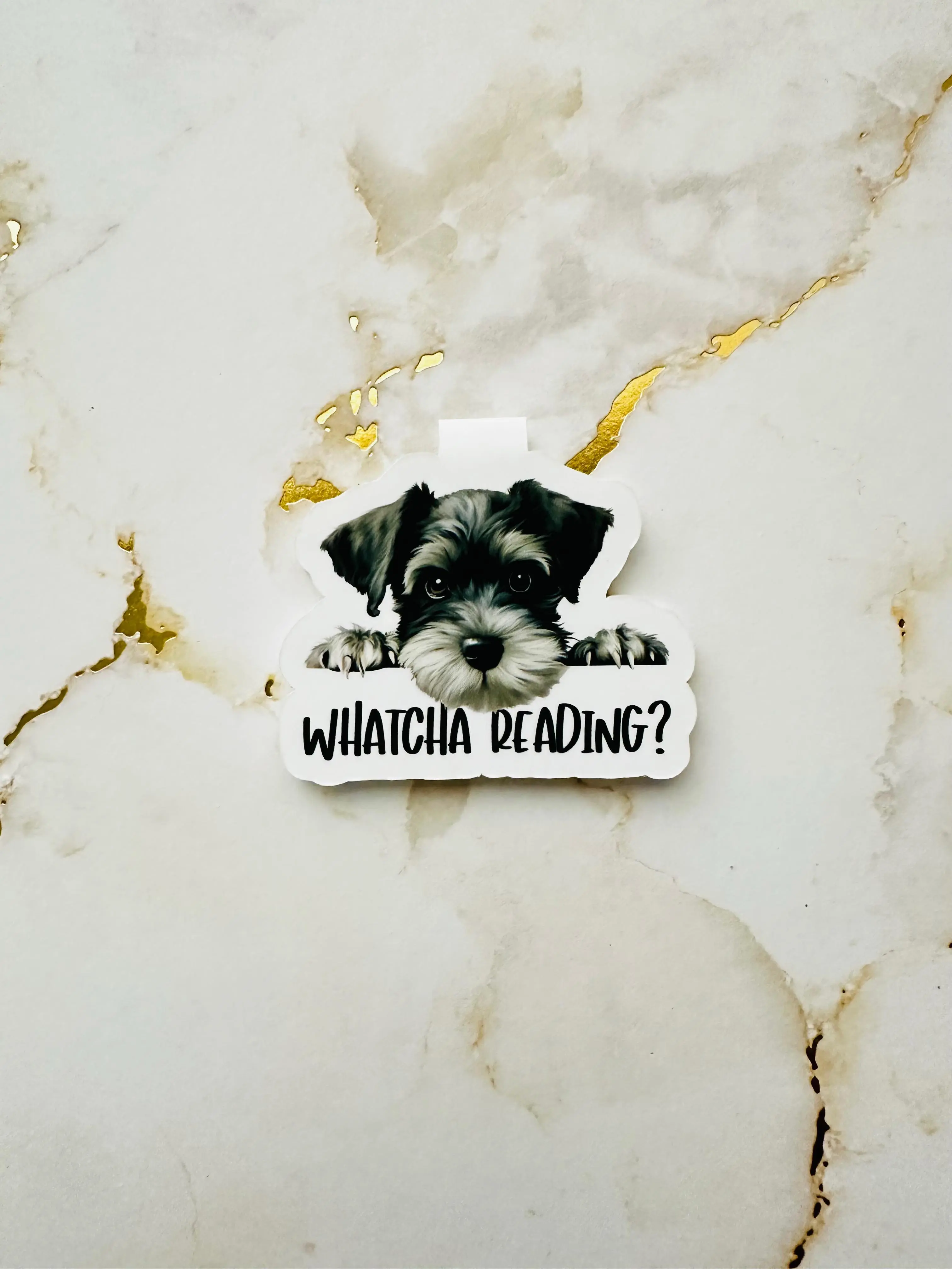 Dog Whatcha Reading? Magnetic Bookmark | Dog Theme