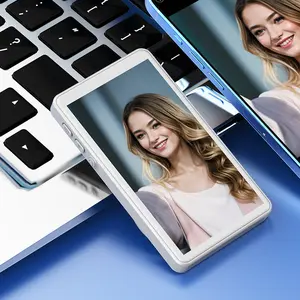 Wireless Magnetic Phone Screen Mirror, Bluetooth-compatible Selfie Split-Screen Monitor, Ideal for Mobile Live Streaming, Enhance Vlog Experience