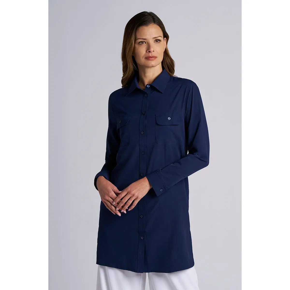 Santorini | Women's Tunic Shirt | Navy