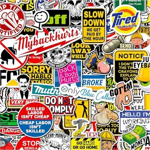 160 PCS Funny Hard Hat Stickers for Adults - Waterproof Funny Stickers for Welding Helmet, Tool Box, Electrician, Mechanic Tools - Blue Collar Gifts for Men, Mechanic Gifts
