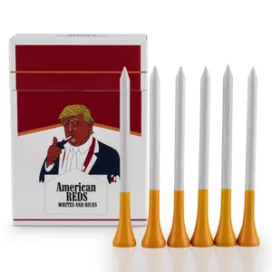 Curves and Clubs - Trump Golf Tees - Trump Tees - Funny Golf Tees - High Quality Trump Golf Tees - American Golf Tees - Trump Golf Accessories - USA Golf Tees - Patriotic Golf Tees - Golf Gift