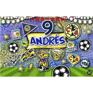 Personalized Party Banner Soccer America