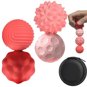 4PCS Magnetic Balls Fidget Toys for Adults, Silicone Stress Relief Sensory Toys for Autism ADHD Anxiety Fun Textures Gadgets Office Desk Toy