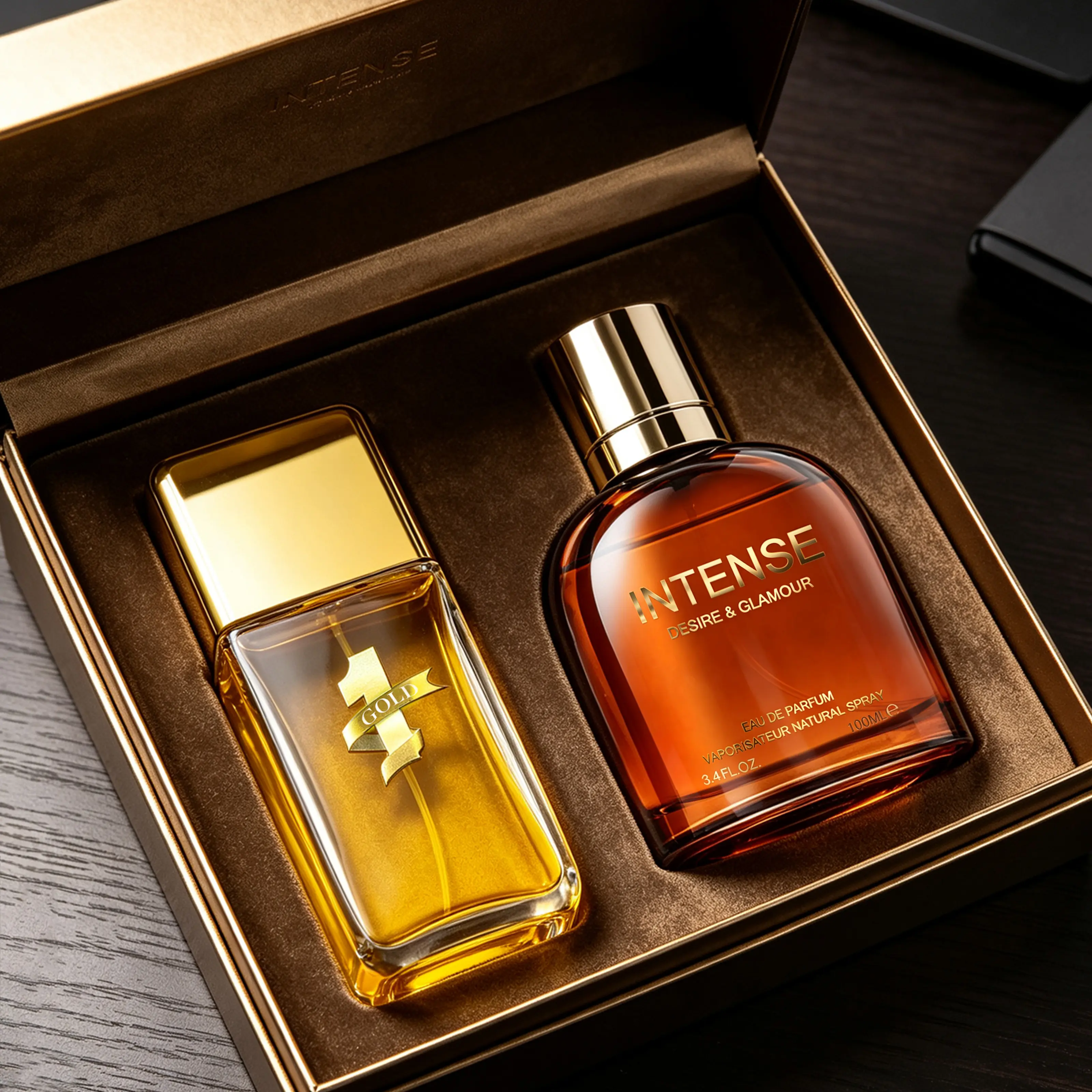 2-Pack Men's EDP, Spicy Woody + Aromatic Woody,  Orange Grapefruit Mint Cinnamon Spice Rose / Lavender Basil Geranium  Hay Clary Sage, Long-Lasting 6-8H, Perfect for Dates Daily Parties Business, Top Gift for Christmas Valentine's Day Father's Day