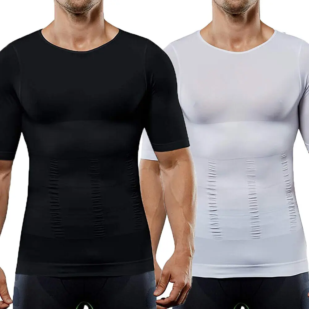 Men's Gynecomastia Compress Tank Top Slim Abs Body Shaper Athletic Vest Tummy Control Shapewear Menswear fajas body shaper Compression Waist Trainer