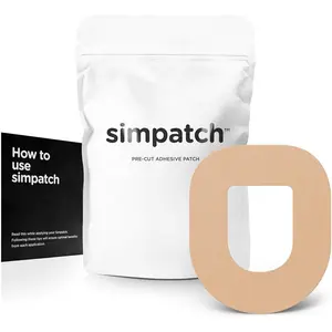 – OmniPod Adhesive (25-Pack) – Waterproof Adhesive, CGM Tape – Multiple Color Options (Biege)