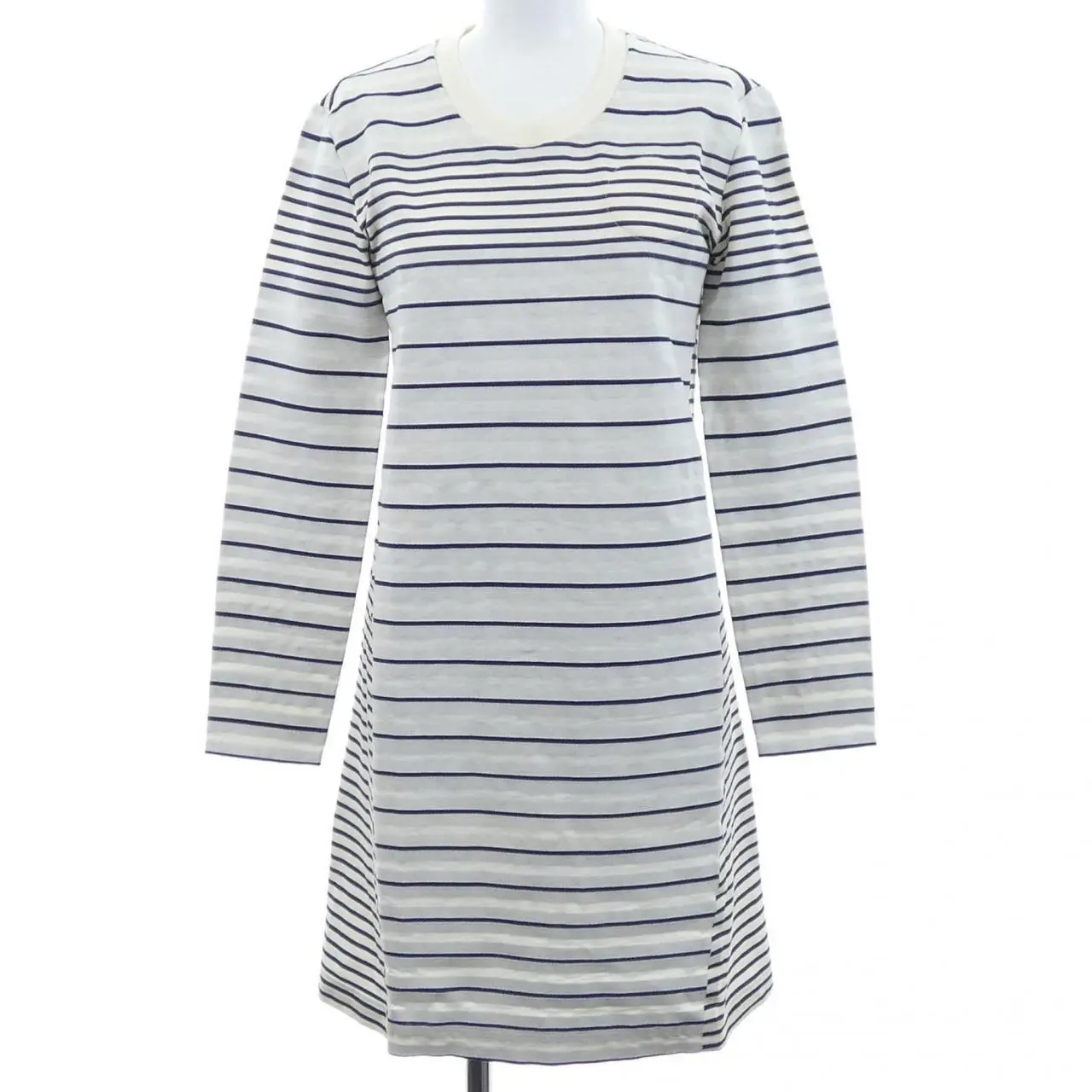 Pre-owned Louis Vuitton Cotton Small Leather Goods Cut Dress Dress