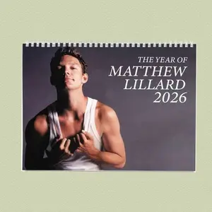 Matthew Lillard 2026 Wall Calendar, Stu Macher New Year Calendar And Planner, Unique Christmas Gift, Calendar Gift, Holiday Gift Ideas