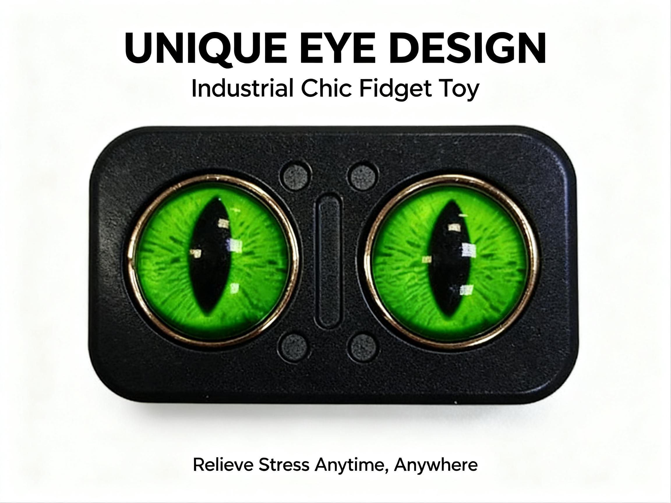 Metal Fidget Slider, Silent Haptic Finger Spinner, Free-Floating Design, EDC Fidget Toy for Adults, ADHD Stress Reliever, Anxiety Focus Aid, Unique Party Favor, Novelty Gadget