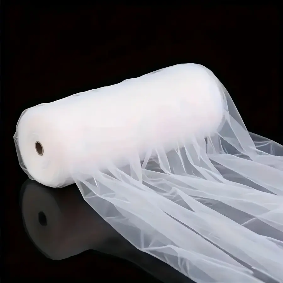 15/30m Tulle Roll, Ultra-Long Soft Decorative Fabric for Wedding Arches, Party Backdrop, Tablecloth Decor, Birthday and Festival Decoration
