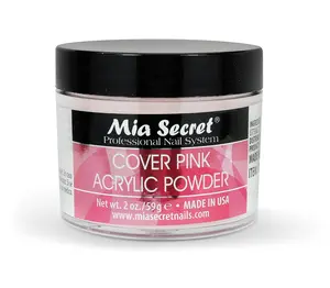 Mia Secret Cover Pink Acrylic Powder - Easy to Apply 2 Ounce Professional Nail System Made in USA