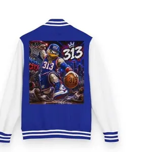 Detroit 313 Varsity Jacket – Urban Streetwear Baseball Jacket