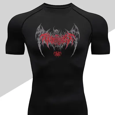 Breathe Divinity Compression Shirt Red - TikTok Shop