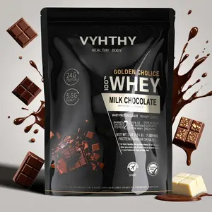VYHTHY Whey Protein Powder Chocolate Flavor | Protein, Fast‑Absorbing & Easy Digestion, BCAAs, Low Sugar, 29 Servings (2 lb)