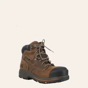 Timberland PRO Men's Helix HD Brown Round Composite Toe Lace Up Work Boot