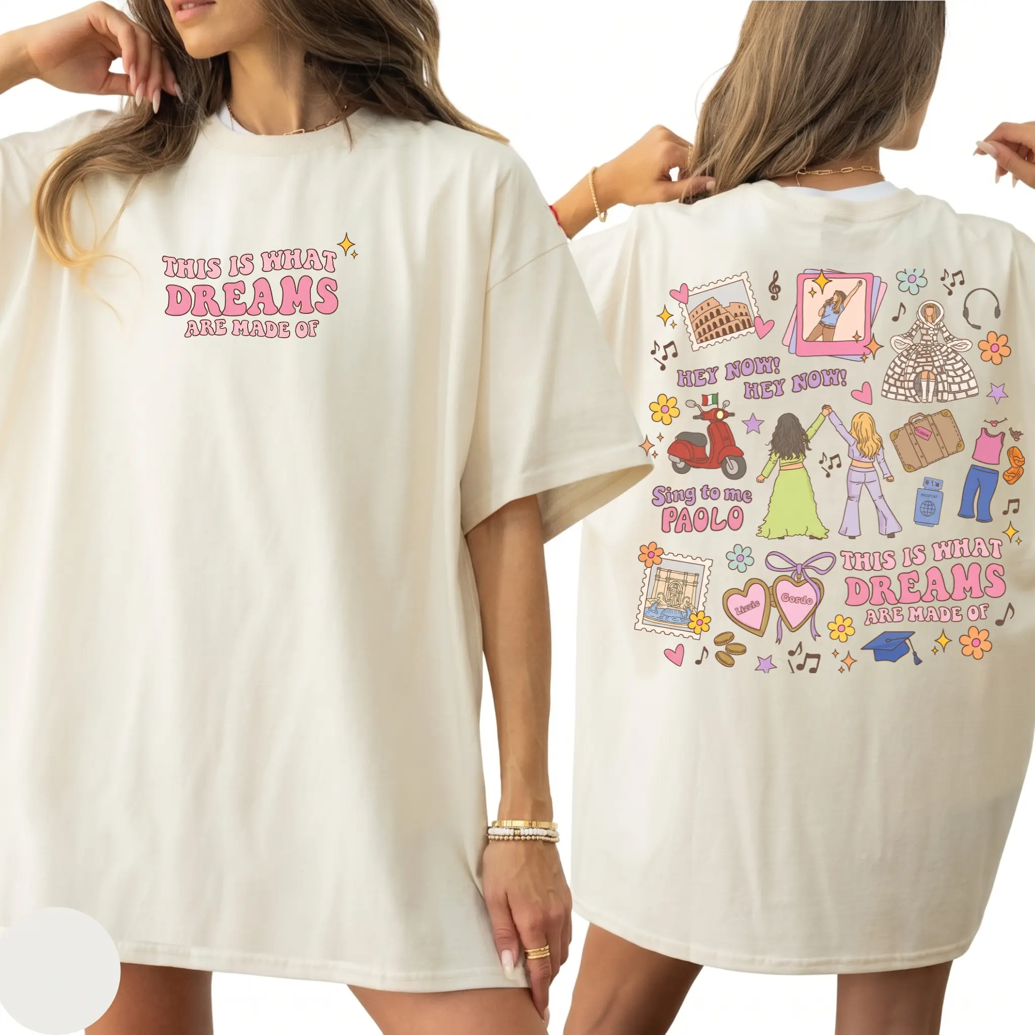 Vintage Lizze This Is What Dreams Are Made Of Retro Shirt, Hilary Duff Tour Shirts, Retro 2000s Lizzie Movie Inspired T-Shirt, Summer Trip Vacation Matching Tee