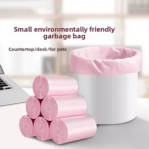 180PC 90PC 30PC Small Trash Bags Thickened Desktop Trash Bin Garbage Bags for Home and Car Small Flat-Mouth Trash Storage Bags