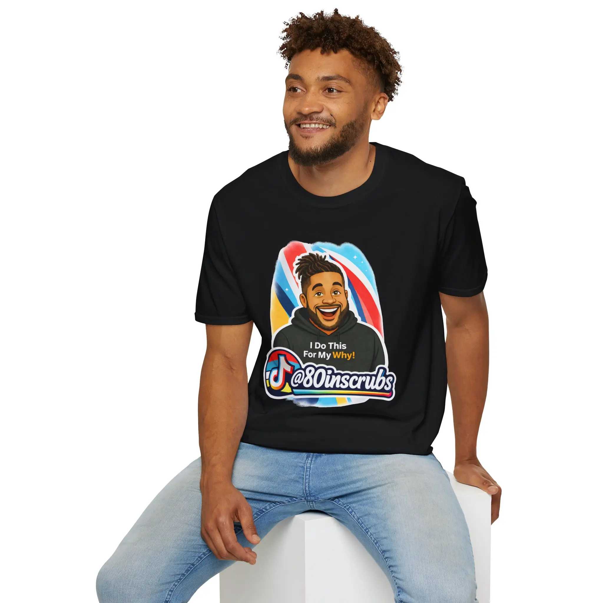 @80inscrubs "I Do This For My Why" Unisex Tee | OFFICIAL CREATOR MERCH