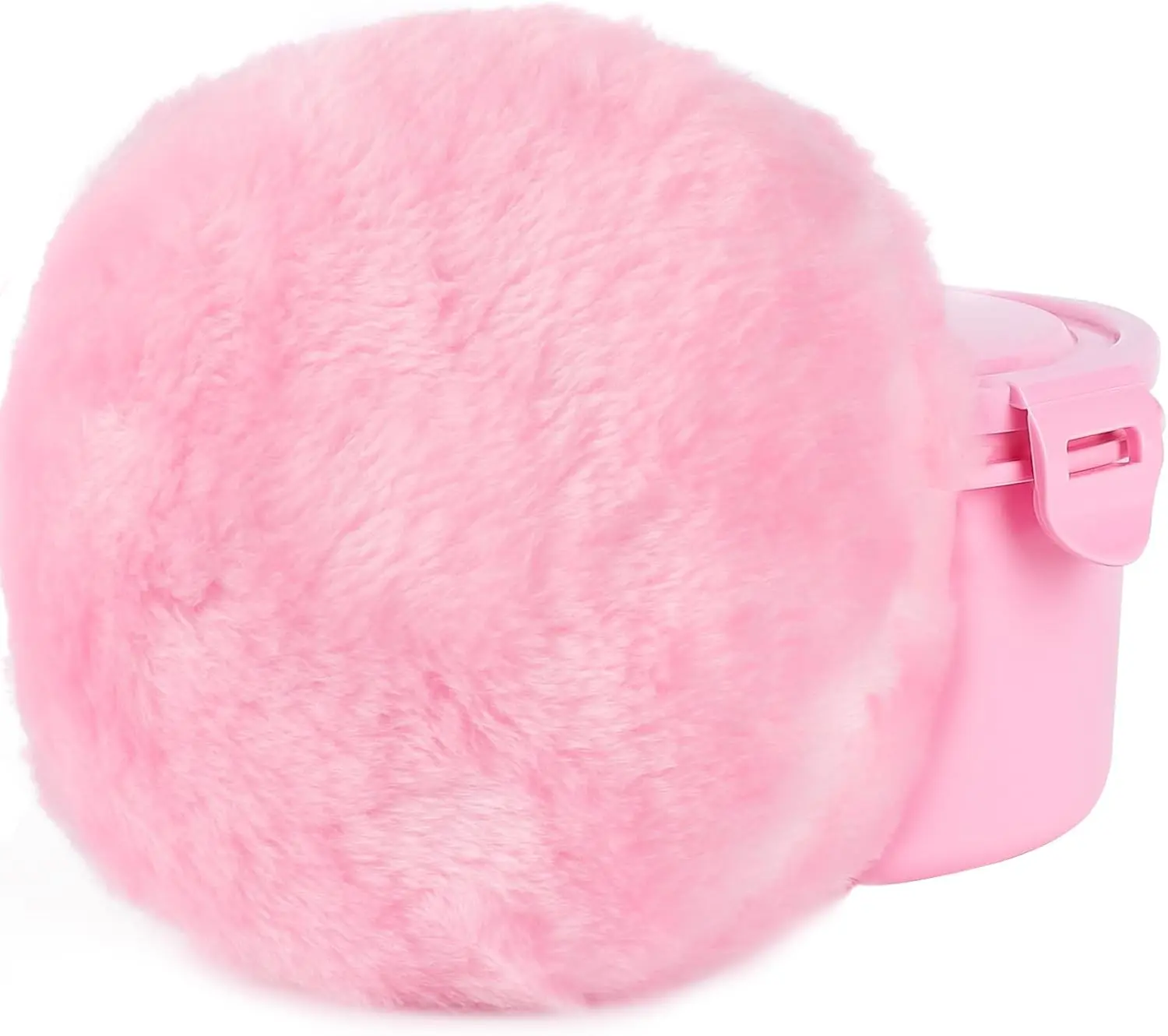Body Powder Puff, Powder Puff for Body Powder, 6 Inch Extra-Large Powder Puffs,Ultra Soft Fluffy Velour Powder Puff, Pink