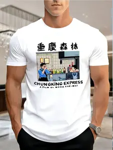 COBRA KAI  2026 New Arrival Black/White Tee fashion heavyweight Hot Sale vintage Printed Graphic funny Crewneck Printed T-shirt Casual，Tee for Daily Wear Outings & Leisure