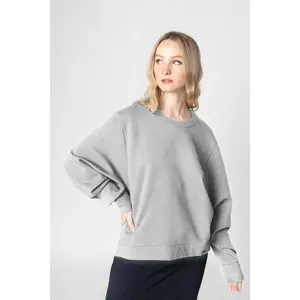 Bamboo Bonded Jersey Crew Neck Sweatshirt