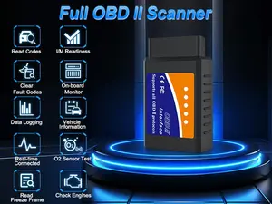 BEIZKNA OBD2 Bluetooth Scanner - Automotive Scan Tool, Car Code Reader & OBDII Adapter with OBD Port, Voltage Tester, Exclusive APP for Check Engine Light Reset, Live Data & Vehicle Performance Testing (Compatible with iPhone iOS, Android, Windows)