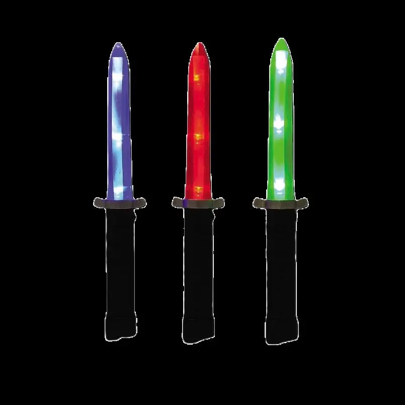 Light-Up Ninja Dagger - 12" - Red | Green | Blue - Costume Accessory Prop