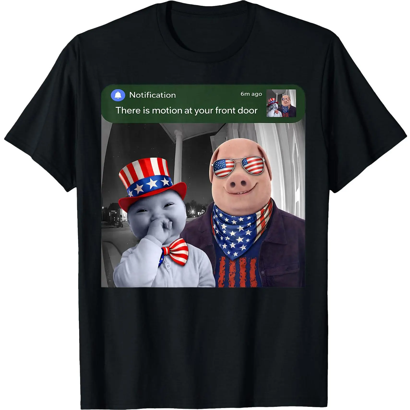 Men's Funny John Pork Meme Graphic T-Shirt - Round Neck, Soft Polyester-Cotton Short Sleeve, Loose Fit Casual Graphic Print Top