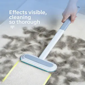 4-in-1 Pet Hair Remover Brush for Cats & Dogs - Fast Fur Removal from Sofas Clothes & Carpets - Reusable Easy Clean Daily Pet Hair Control Tool