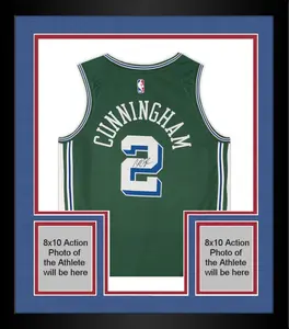 Framed Cade Cunningham Detroit Pistons Autographed Green Nike 2022-2023 City Edition Swingman Jersey - Fanatics Authentic Certified