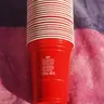 Caresha Red Cup Typa Nite Party Pack 10-Pack Classic Red Disposable Cups for Girls Night BBQs & Gatherings