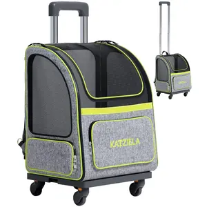 Hybrid Adventurer™ Pet Backpack with Removable Wheels and Telescopic Handle