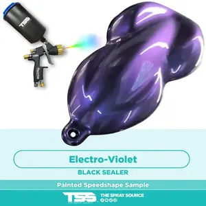Electro-Violet Painted Sample (Black Ground Coat)