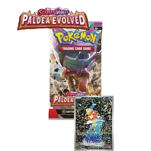 Pokémon TCG: Scarlet & Violet-Paldea Evolved Booster Pack! Live Rip and Ship