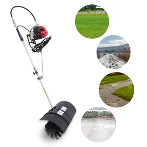 Professional Sweeper Machine - High-Powered 2-Stroke Engine for Yard & Driveway Cleaning