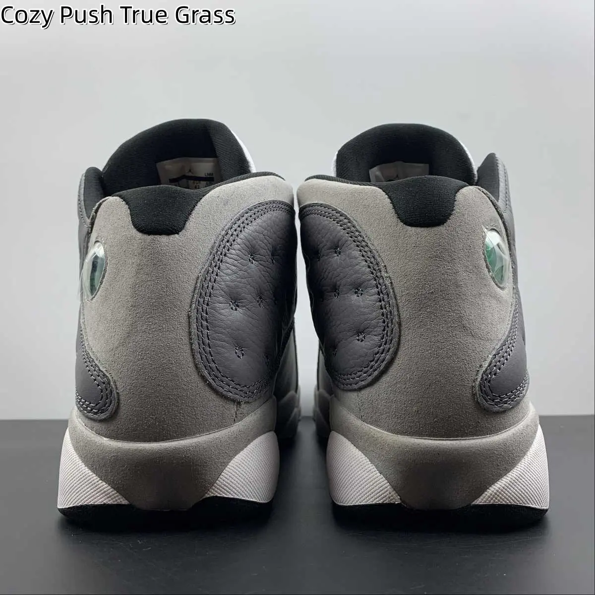 Tone-On-Tone Mid Height Performance Shoes | Grey White Contrast Color Block Design With Standard White Cotton Shoelaces | Subtle Neutral Muted Color Matching | Coffee Dates & City Mall Casual Shopping Scenes