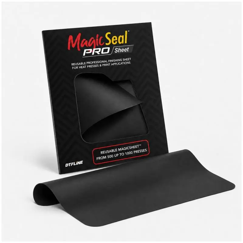 MagicSeal Pro Sheet - Lock DTF Transfers into Shirt Fibers for Vibrant Prints that Last - 500 Presses - DIY Craft Kit