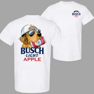 Funny Dog Beer T-Shirt, Golden Retriever with Beer Can Graphic Shirt, Funny Drinking Tee, Gift for Dog Lovers and Beer Lovers, Trendy Streetwear for Men and Women