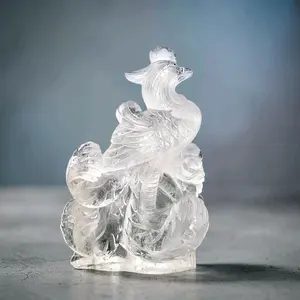 Crystal Phoenix Carving