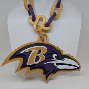 NFL Baltimore Ravens Oversized Pendant Necklace
