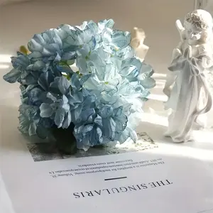 Artificial Hydrangea Faux Flower - Realistic 35cm Floral Decor for Weddings DIY Crafts and Home Decor
