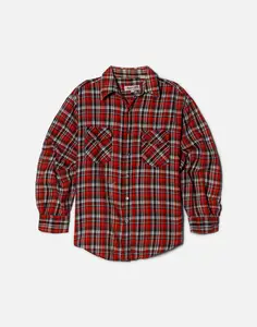 80s Flannel Shirt -#1200