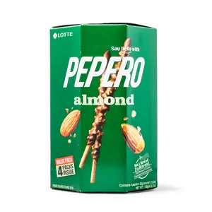 Lotte Pepero Almond and Chocolate Sticks 32g*4pk