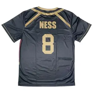 Anime NESS Shirt Cosplay Costume Bastard Munchen Football Jersey 8 Alexis Ness Soccer Uniform 3D Printing